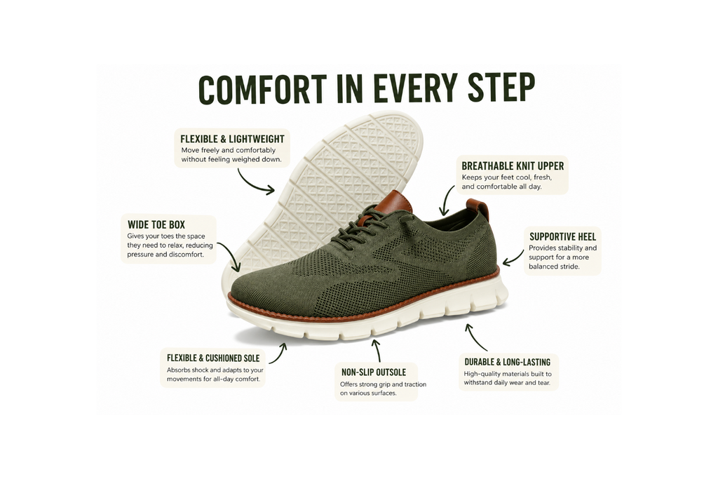 Ultra-Comfy Lightweight Smart Walking Shoes
