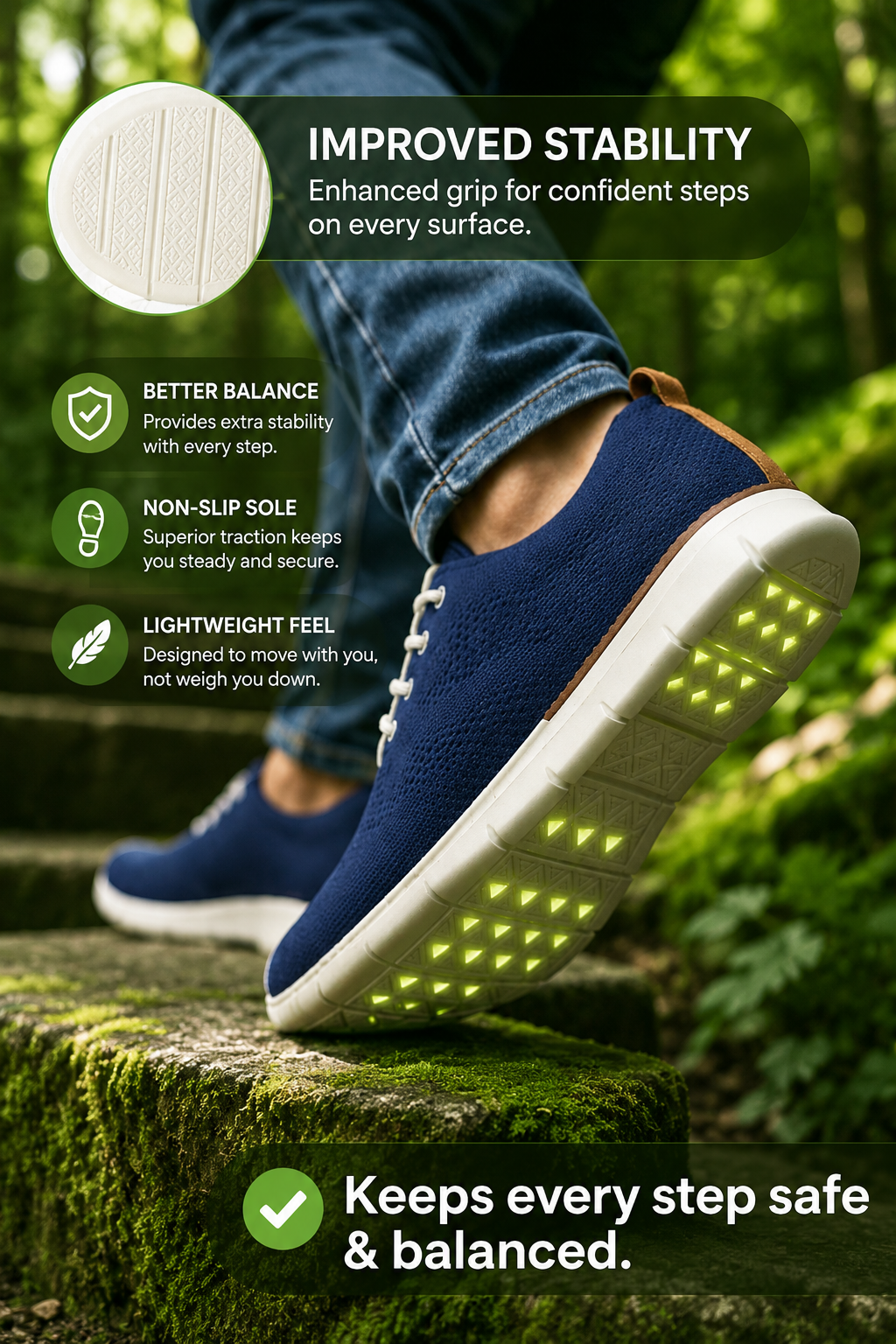 Ultra-Comfy Lightweight Smart Walking Shoes